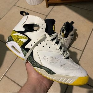 Nike Air Tech Challenge Huarache Tennis Agassi retro Tour Yellow Mens Size 10